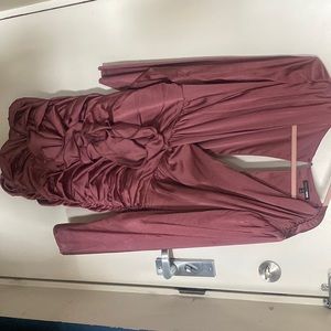 Fashion Nova Pink Dress Low Cut